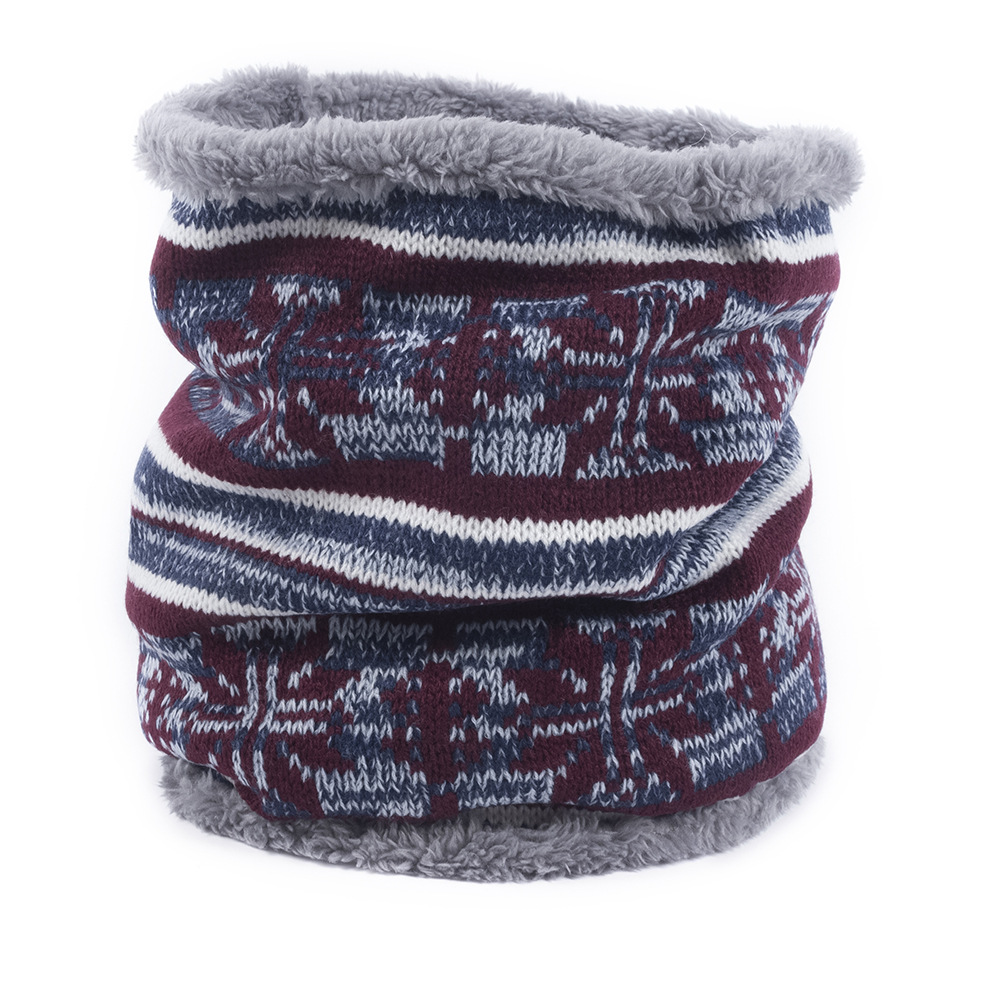 Neck Gaiter Fleece - OVTRB Warm Gebreide Fleece Gevoerde Sjaals