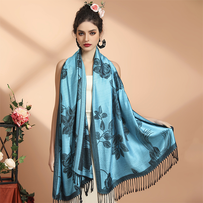 Cashmere Pashmina Wrap - Kwastje Deken Ontwerp Dikke Pashmina Nieuwe