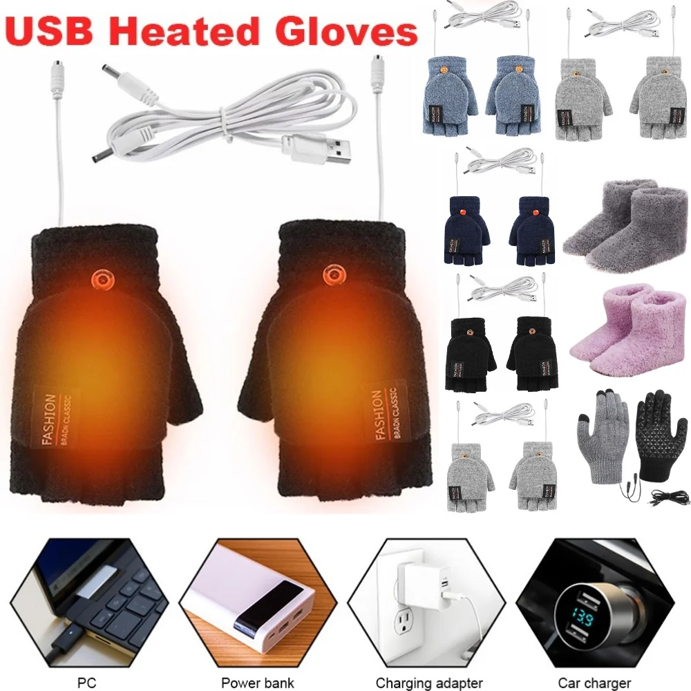 Touch Screen Gloves - USB elektrisch verwarmde handschoenen Winter buiten