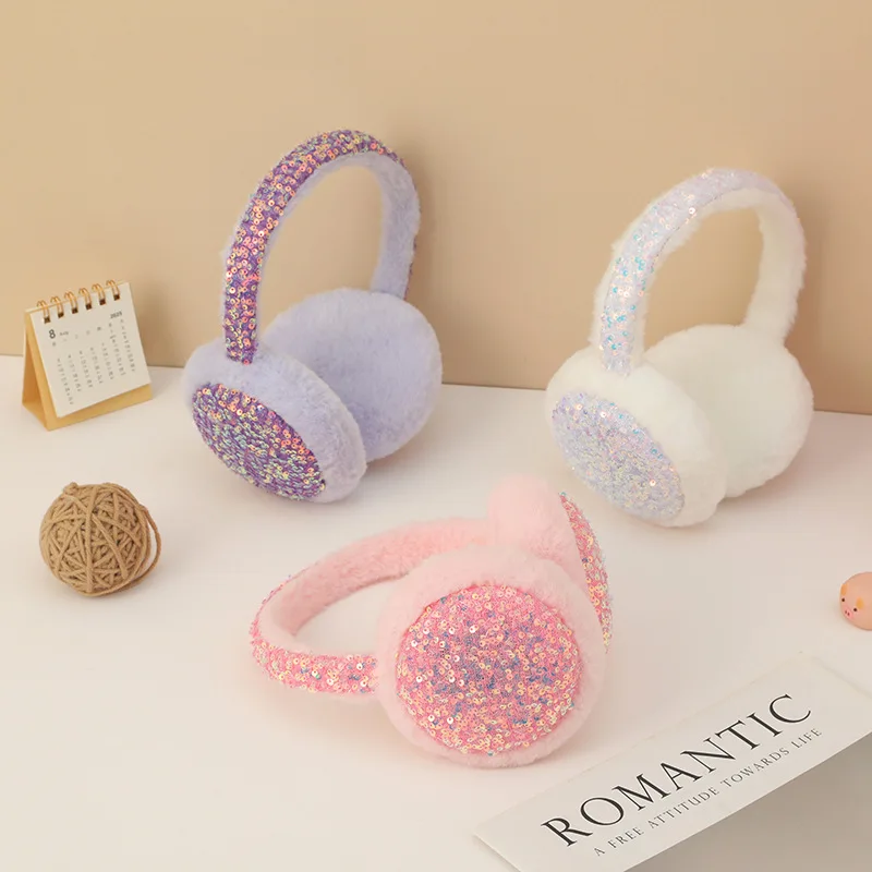 Earmuffs Foldable - Dames Oorbeschermers Koreaans Glitter Dopamine Kawaii