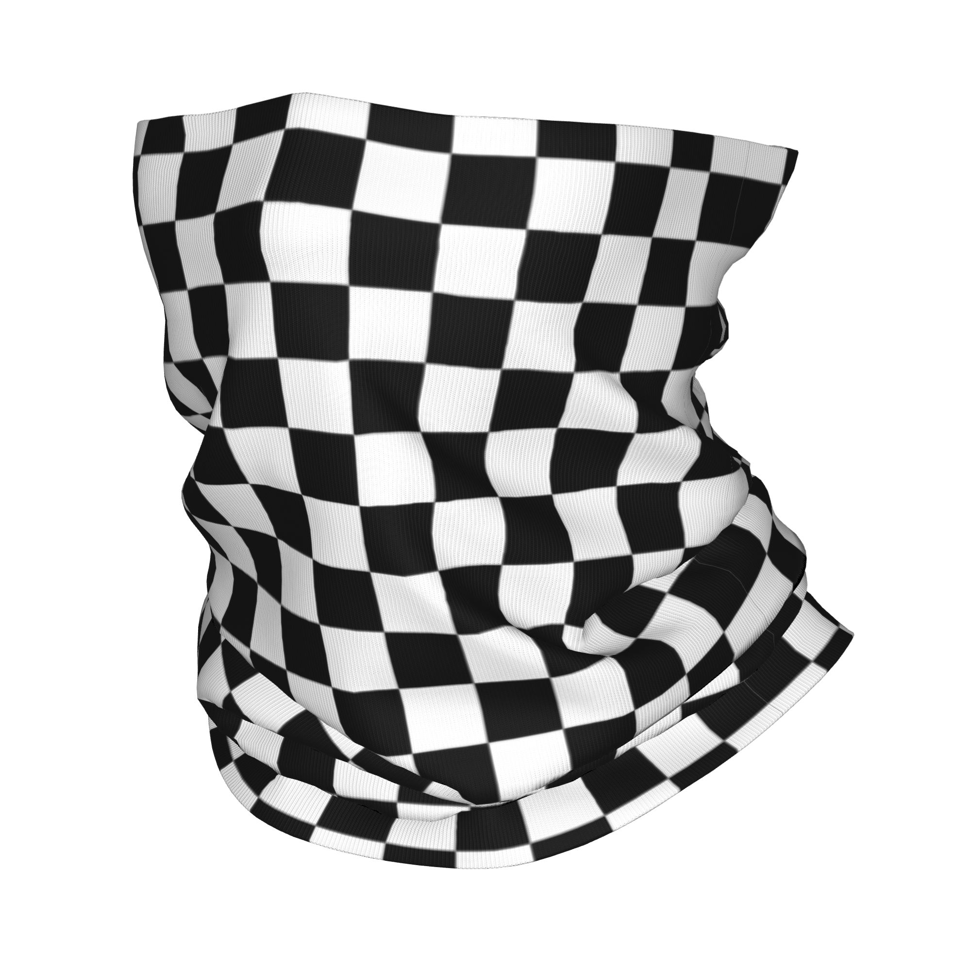 Neck Gaiter Fleece - Custom Racing Geruite Motor Nekwarmer Dames