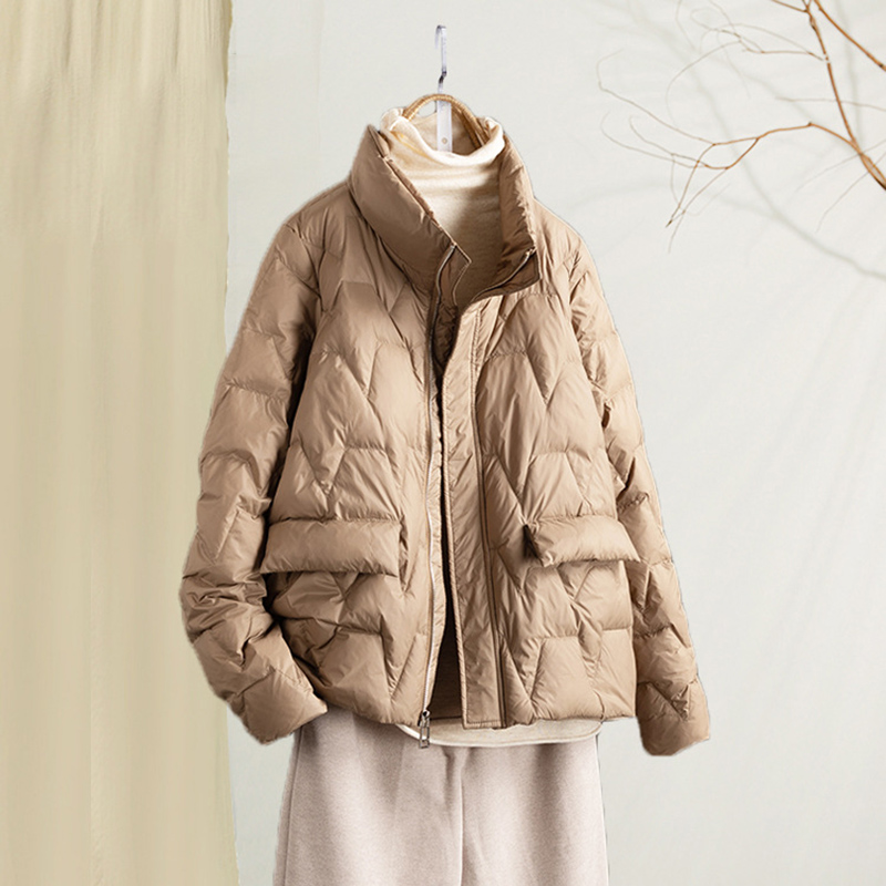 Down Jacket Packable - Herfst Ultralichte Dunne Eendendons Jas Vrouwen