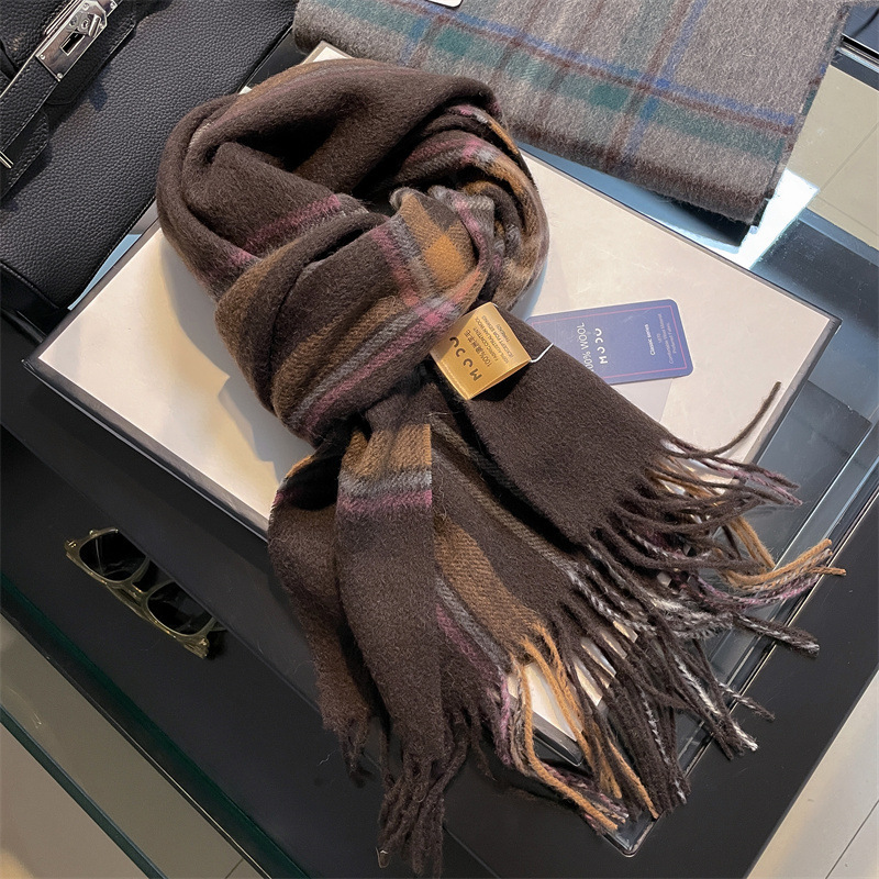 Wool Scarf Men - Hoge Kwaliteit Pure 100% Wol Mannen
