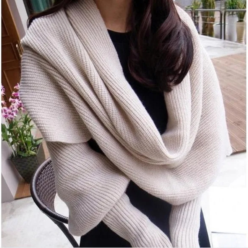Wool Scarf Men - SupSindy Dames wintersjaal Europa en Amerikaanse