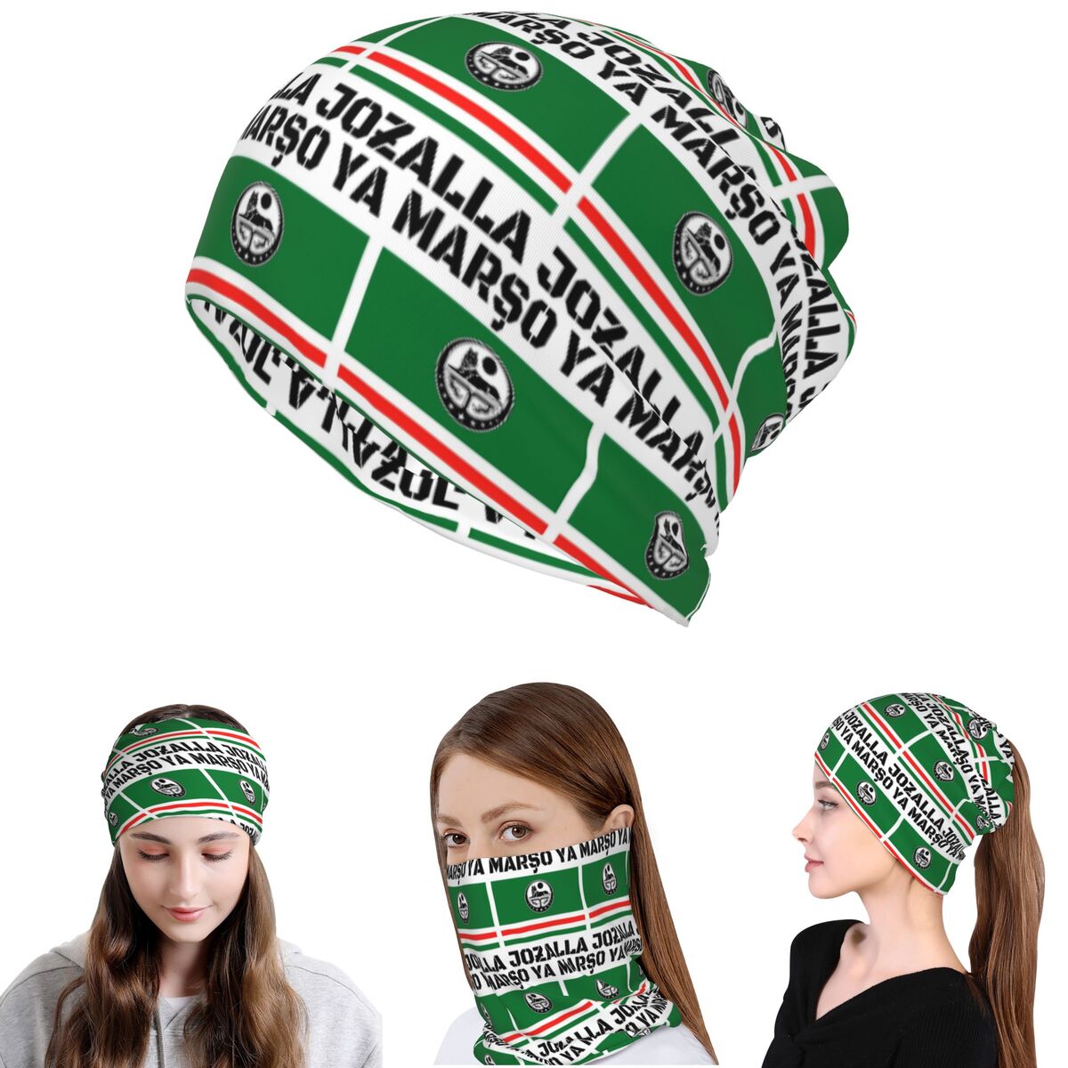 Knit Beanie Hat Warm - Marso Ya Jozalla Ichkeria Vlag Bandana