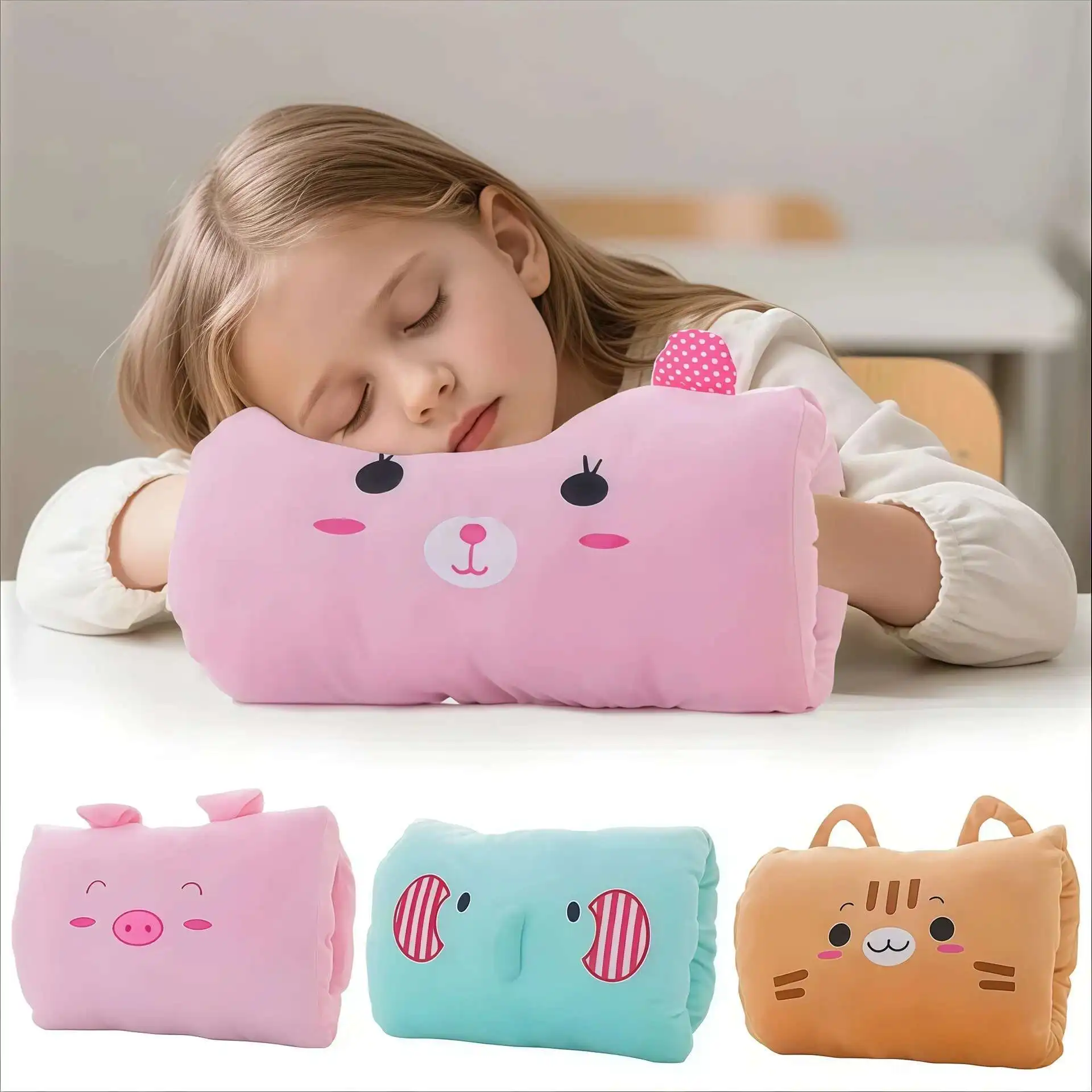 Hand Warmer Electric - Kinderen Schattig cadeau Cartoon pluche armkussen