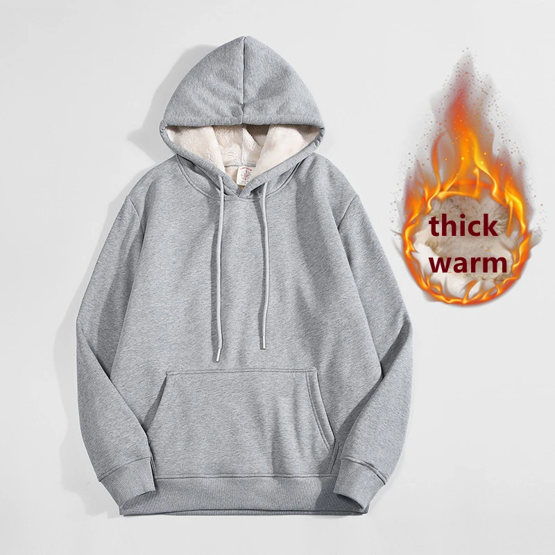 Hoge kwaliteit grijze dikkere  - Sherpa Hoodie Fleece recensie en prijs