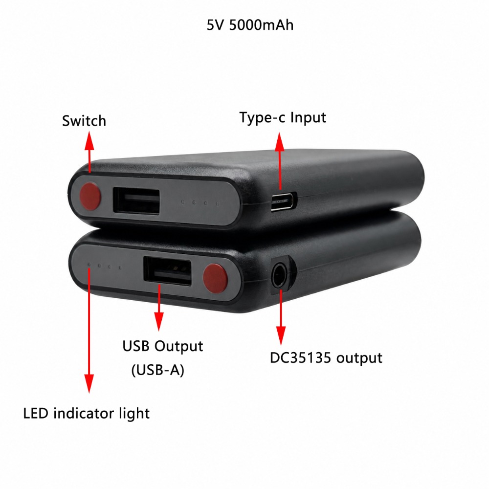 5V 5000mAh Verwarmde Handschoe - Heated Vest Battery recensie en prijs