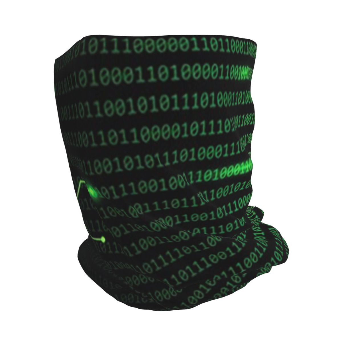 Binaire code binnenin de deken - Neck Gaiter Fleece recensie en prijs