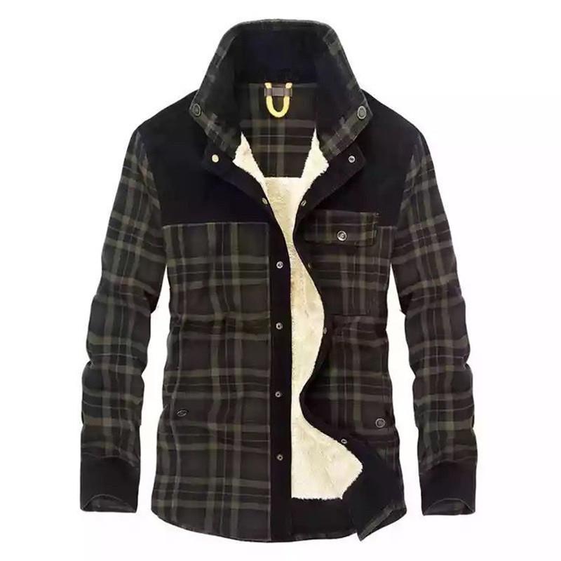 Heren vintage geruite schapenv - Flannel Shirt Lined recensie en prijs