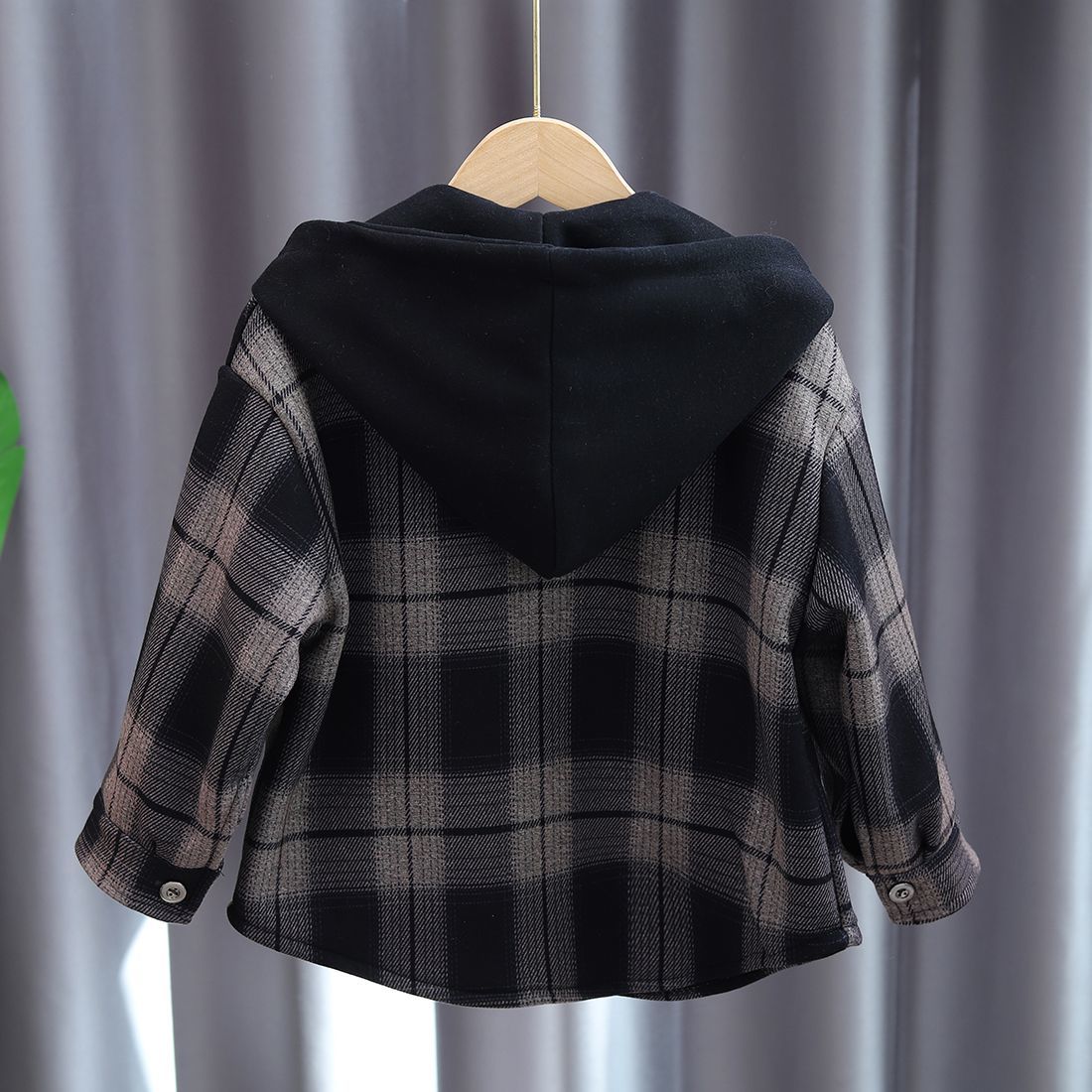 2025 Nieuwe jongens herfst win - Flannel Shirt Lined recensie en prijs