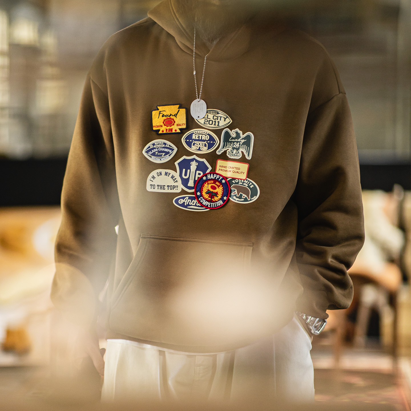 Maden Vintage heren geborduurd - Sherpa Hoodie Fleece recensie en prijs