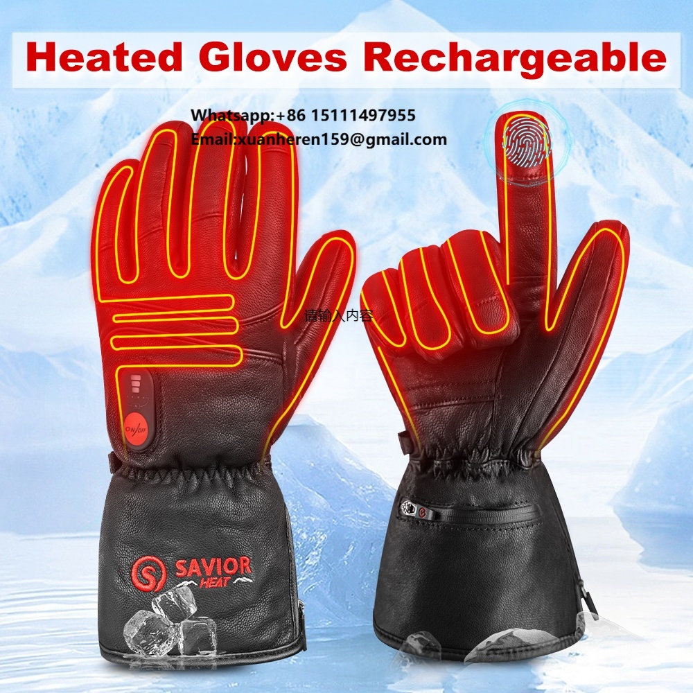 Verwarmde leren handschoenen H - Touch Screen Gloves recensie en prijs