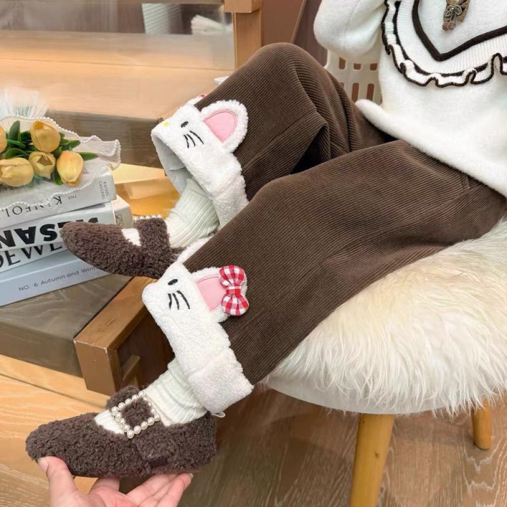 Kawaii Hello Kitty Meisjes Ins - Corduroy Pant Warm recensie en prijs