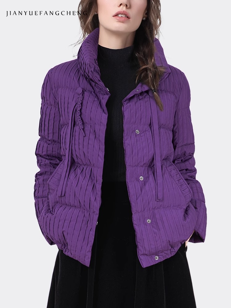 2024 Winter Mode Vrouwen Paars - Down Jacket Packable recensie en prijs