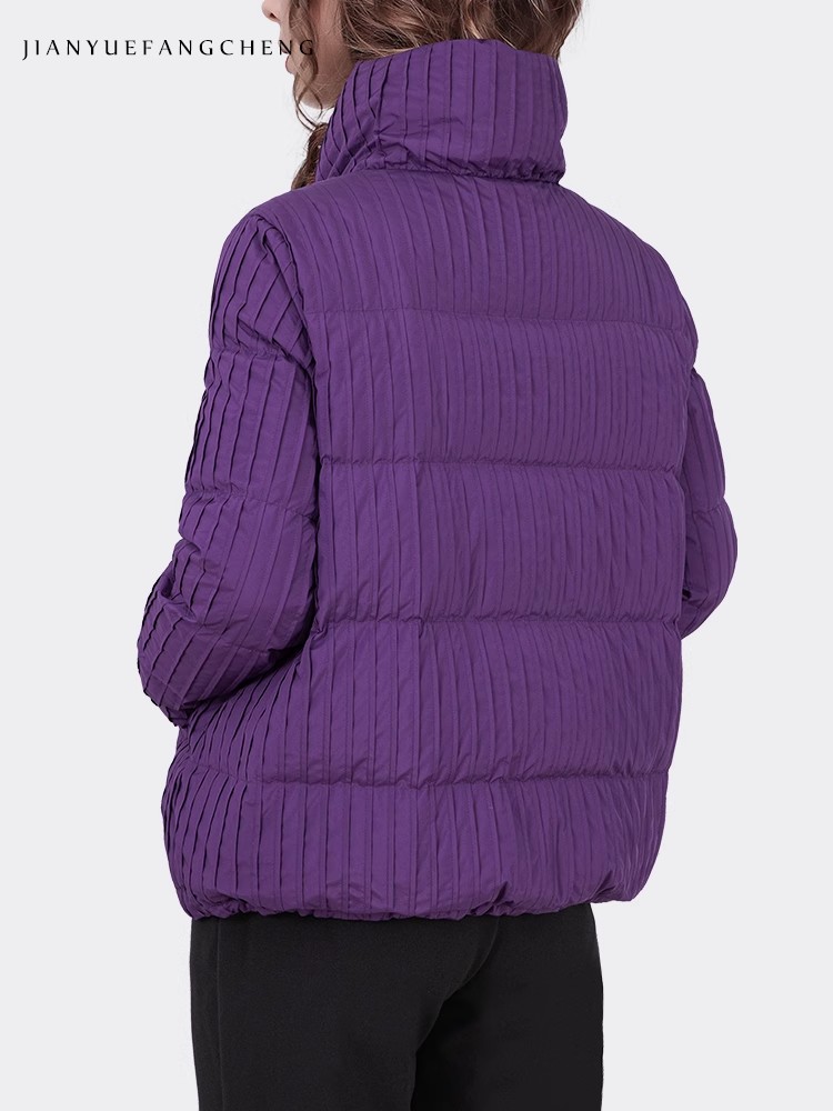 2024 Winter Mode Vrouwen Paars - Down Jacket Packable recensie en prijs