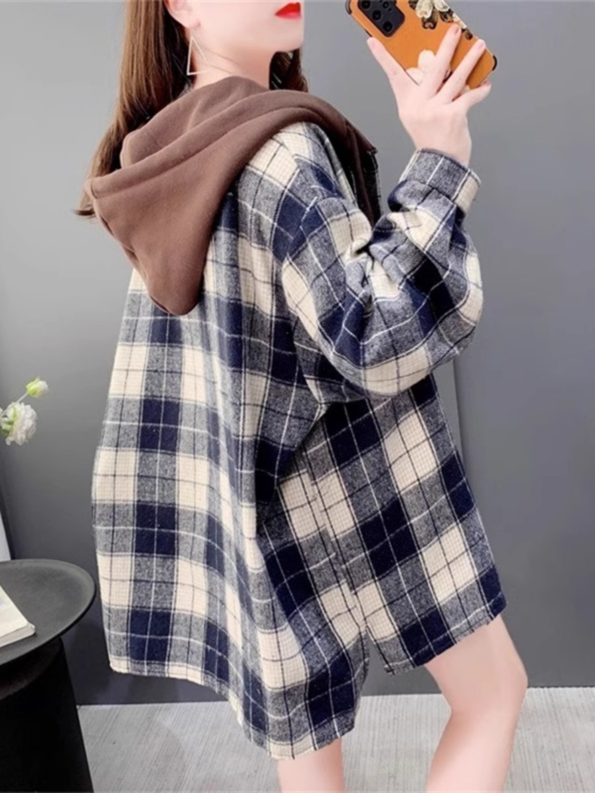 Oversized geruite flanellen ov - Flannel Shirt Lined recensie en prijs