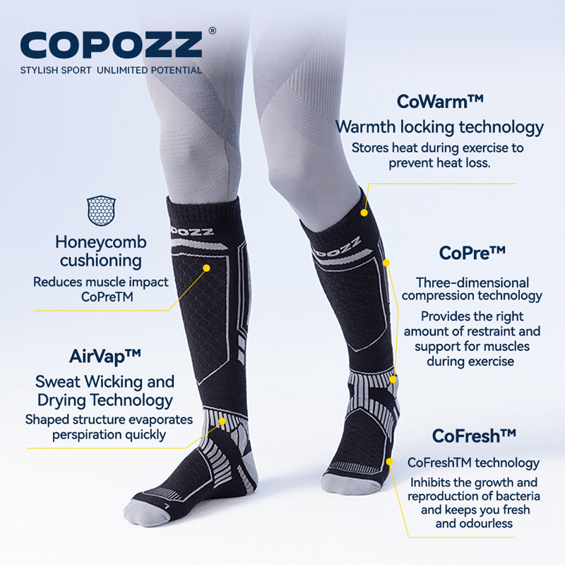 COPOZZ Merinowol Winter Skisok - Thermal Sock Wool recensie en prijs