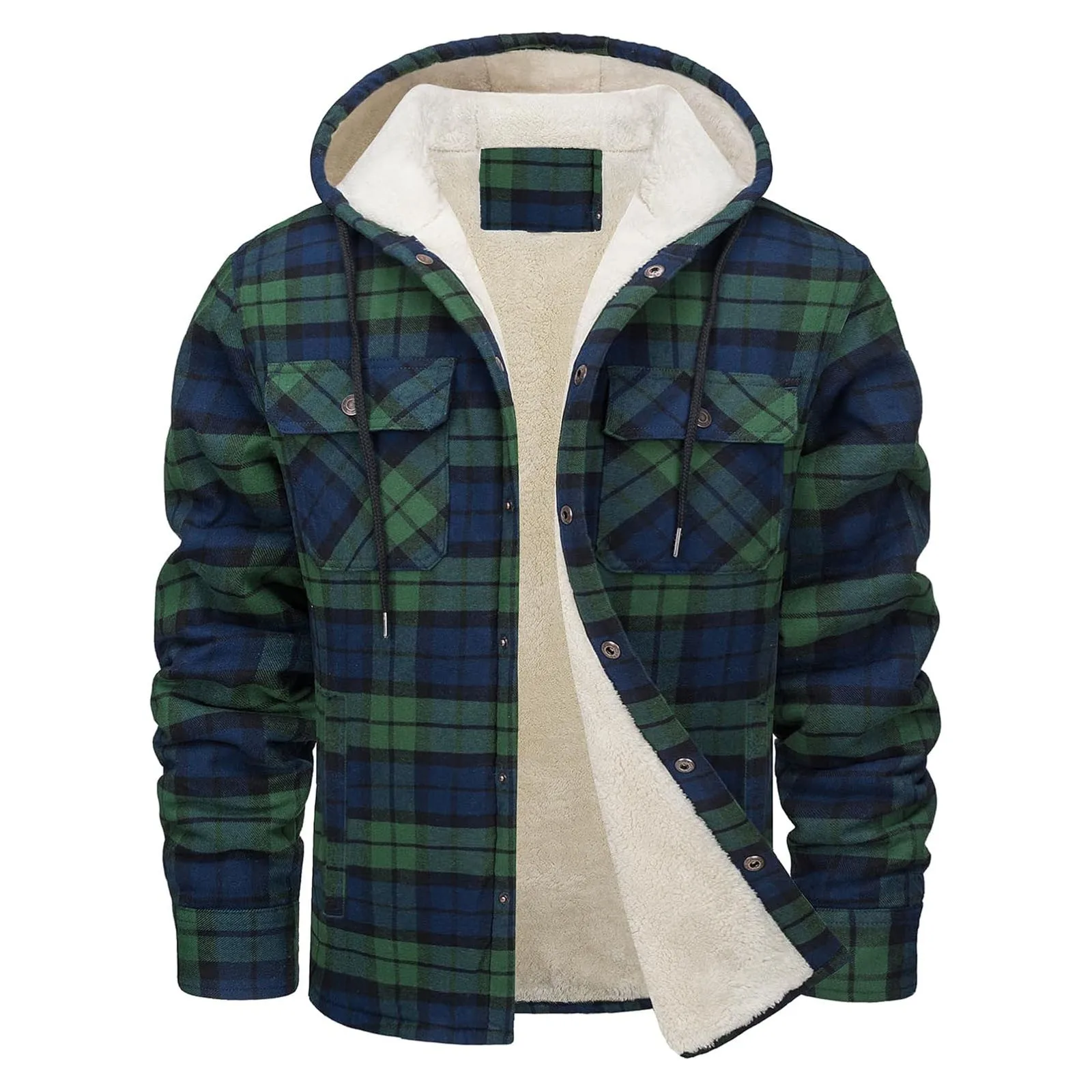 Dikke warme flanellen capuchon - Flannel Shirt Lined recensie en prijs