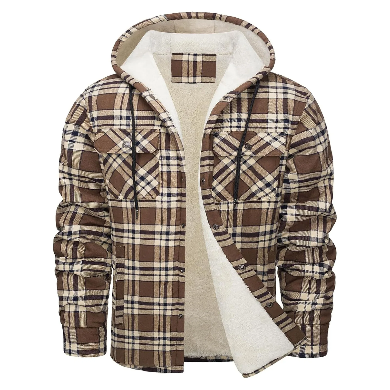 Dikke warme flanellen capuchon - Flannel Shirt Lined recensie en prijs