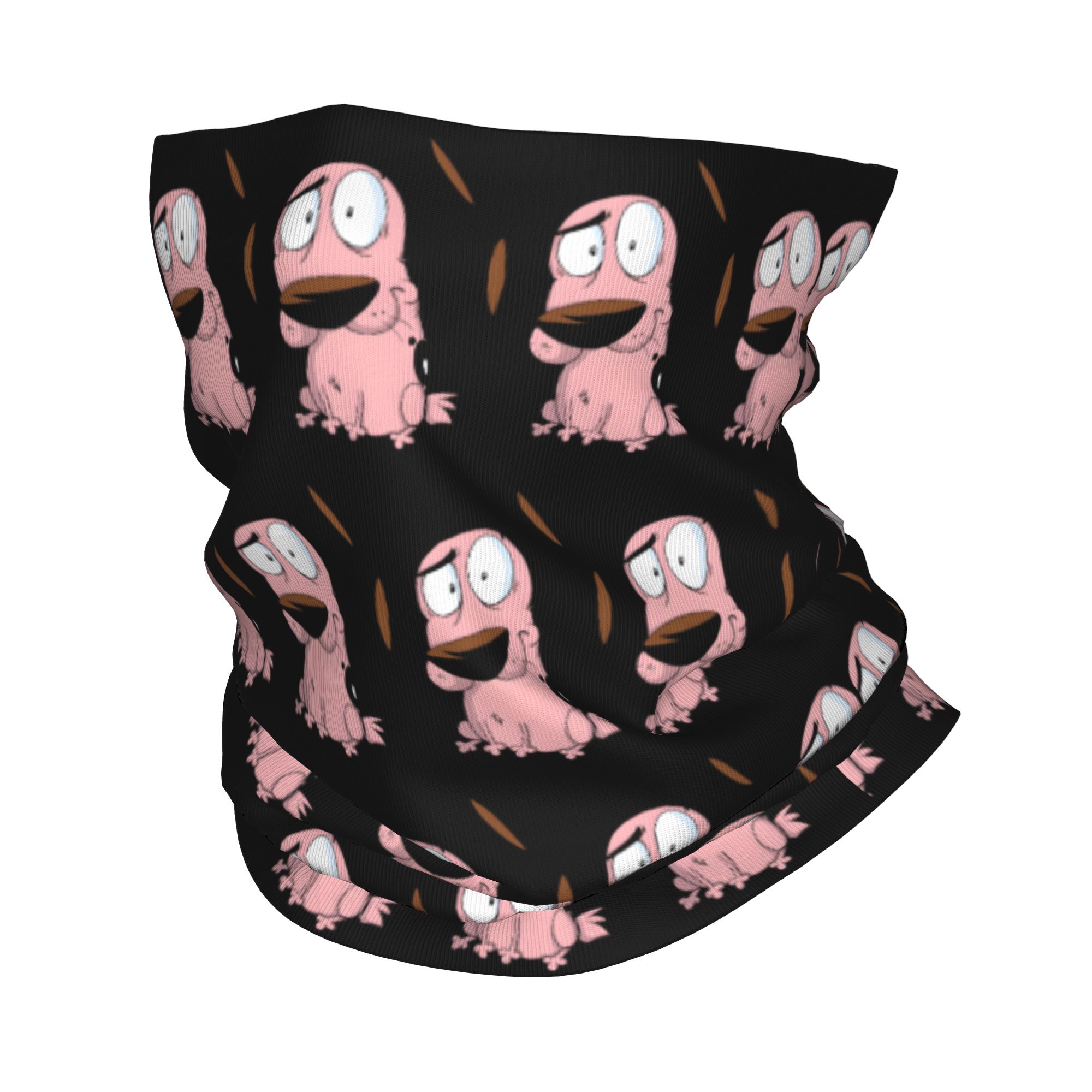Aangepaste Cartoon Courage Dog - Neck Gaiter Fleece recensie en prijs