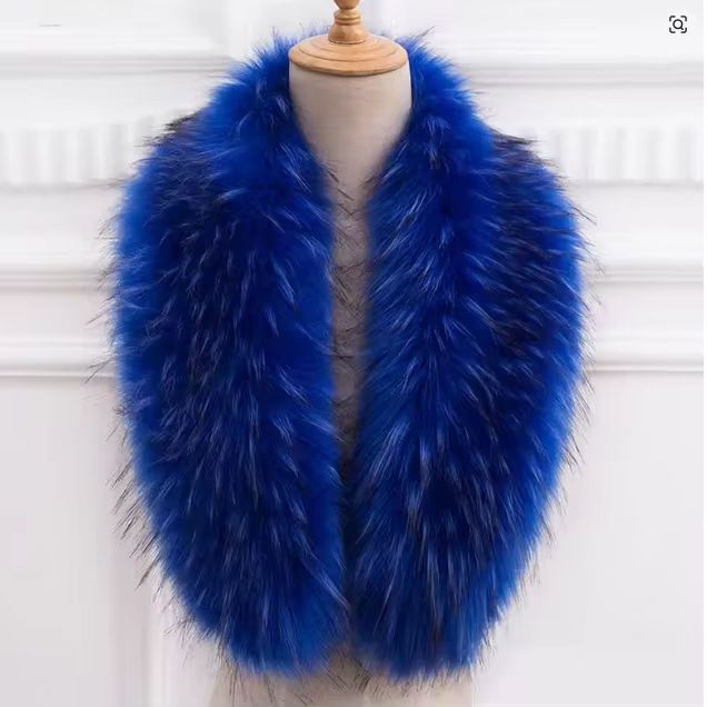 Natuurlijke bontkraag Echt was - Shawl Wrap Winter recensie en prijs