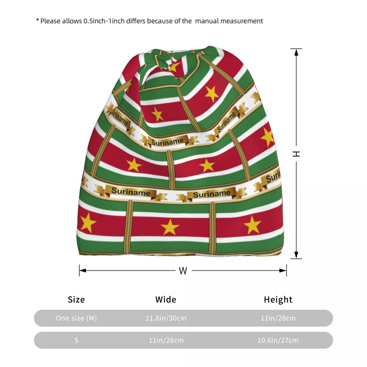 Suriname Vlag Producten (N) Ba - Knit Beanie Hat Warm recensie en prijs
