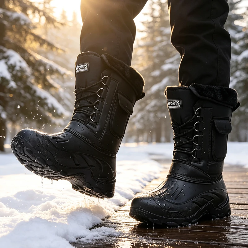 Mannen Winter Snowboots Outdoo - Waterproof Winter Boot recensie en prijs
