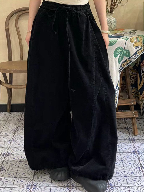 Plus Size Damesbroek met hoge  - Corduroy Pant Warm recensie en prijs