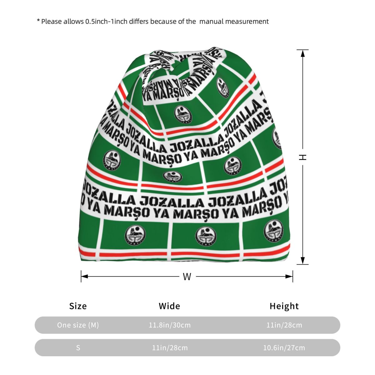 Marso Ya Jozalla Ichkeria Vlag - Knit Beanie Hat Warm recensie en prijs