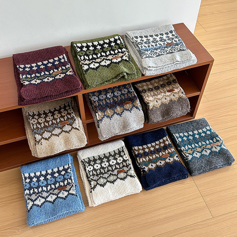 jacquard gebreide sjaal voor d - Wool Scarf Men recensie en prijs