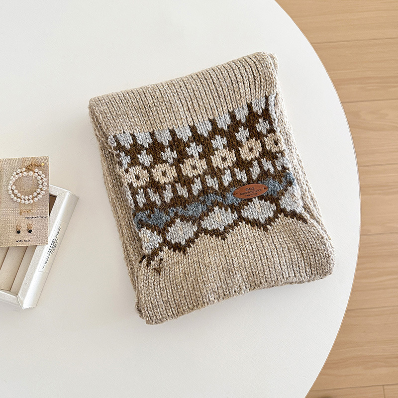 jacquard gebreide sjaal voor d - Wool Scarf Men recensie en prijs