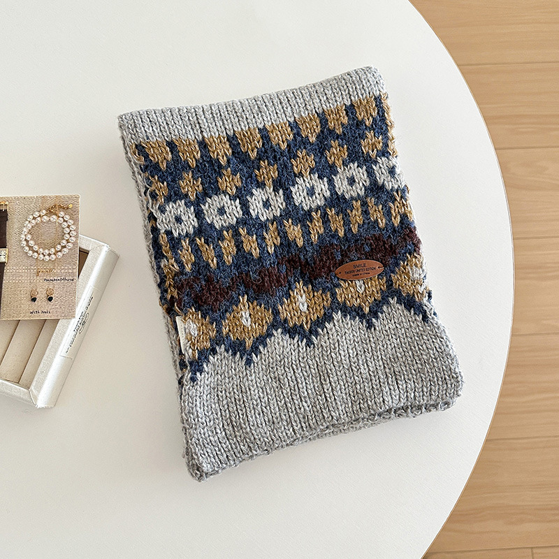 jacquard gebreide sjaal voor d - Wool Scarf Men recensie en prijs