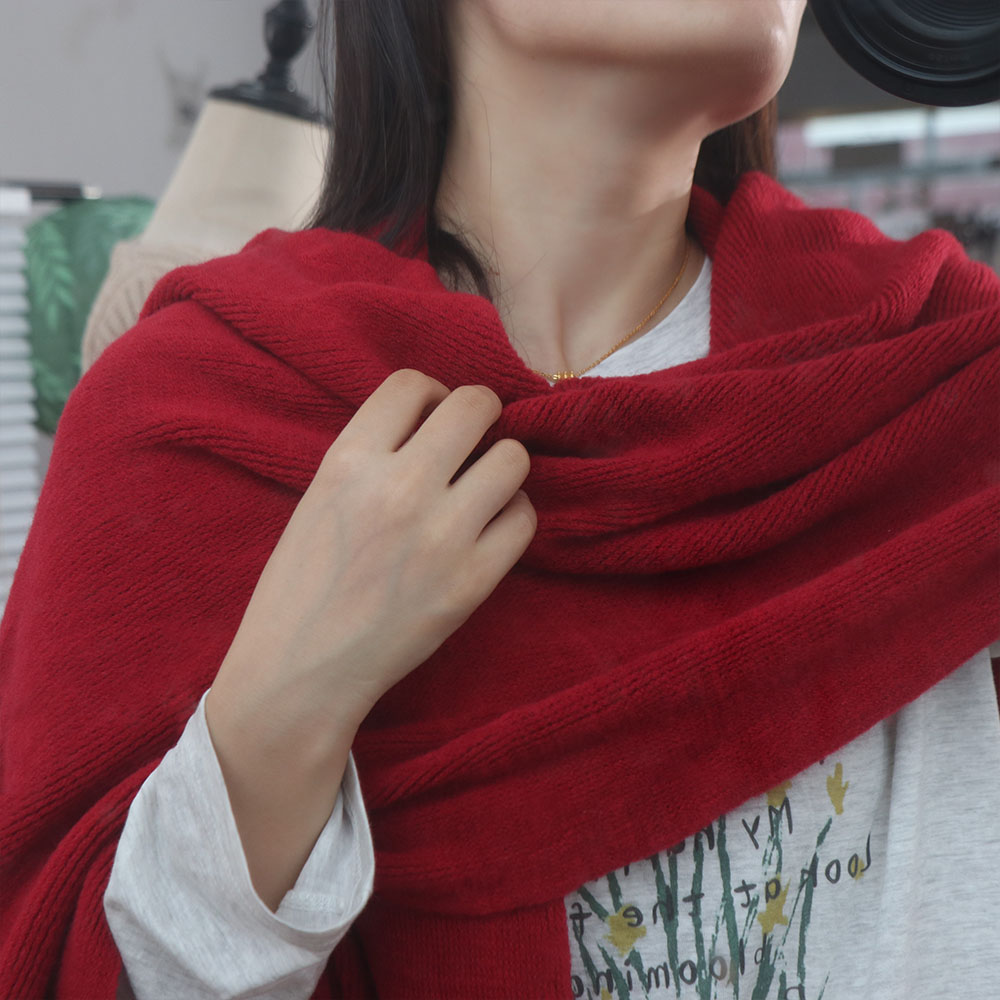 Hoge kwaliteit effen kleur her - Wool Scarf Men recensie en prijs