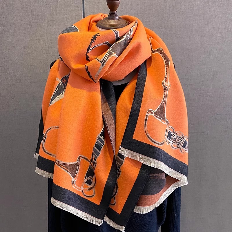 Retro Rider Horse Imitatie Kas - Shawl Wrap Winter recensie en prijs
