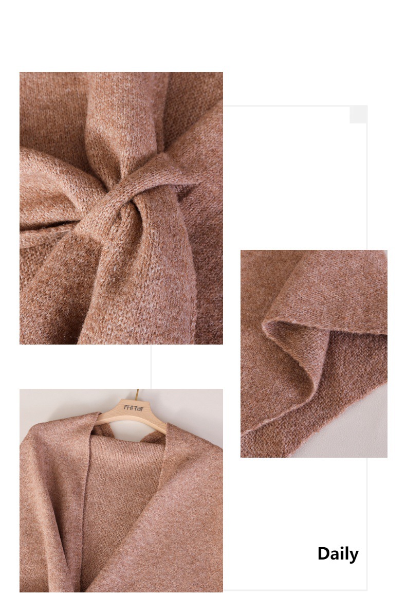 Eenvoudige gebreide driehoekig - Shawl Wrap Winter recensie en prijs